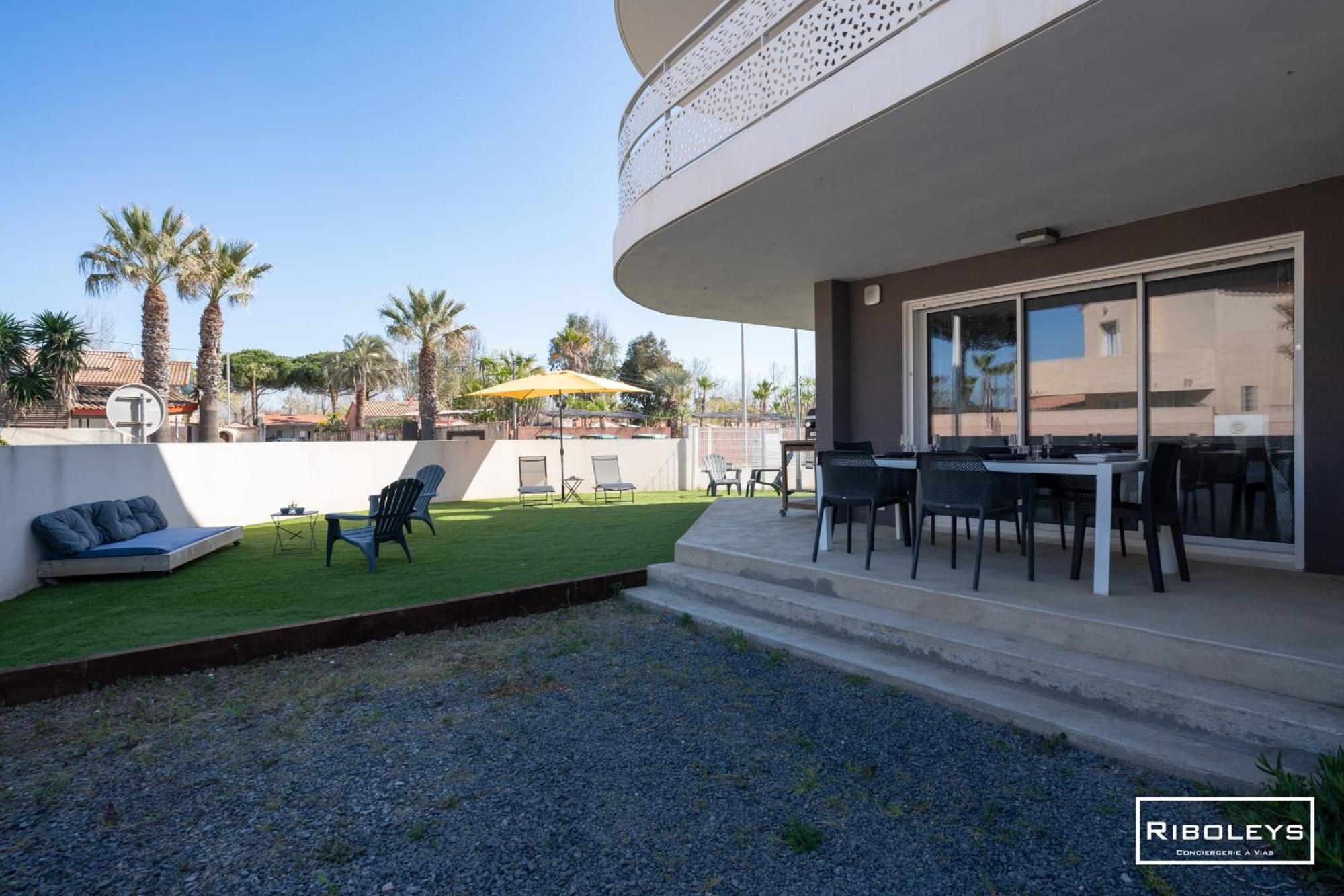 Vias-Plage - Grand T3 neuf à 100m de la plage Exterior foto